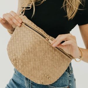 Westlyn Woven Bum Bag-Taupe